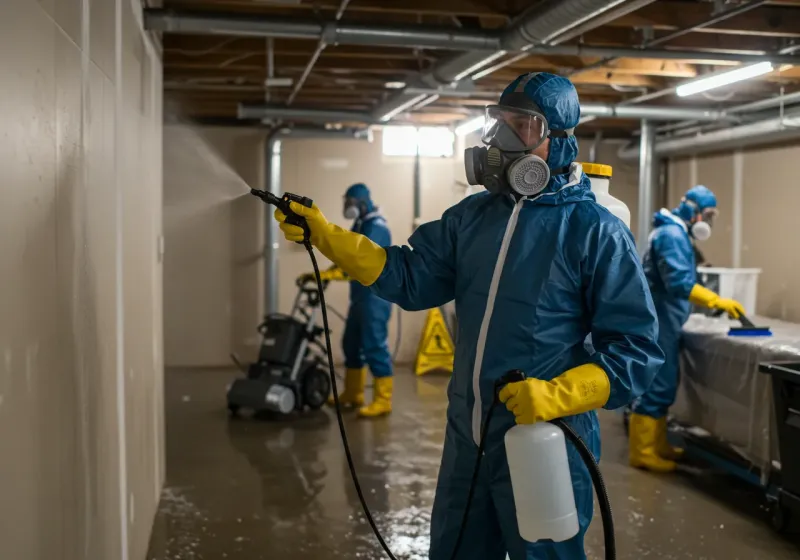 Basement Sanitization and Antimicrobial Treatment process in Saint Paul, NE